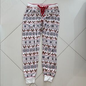 PJ Salvage Festive French Bulldog Pajama Pants